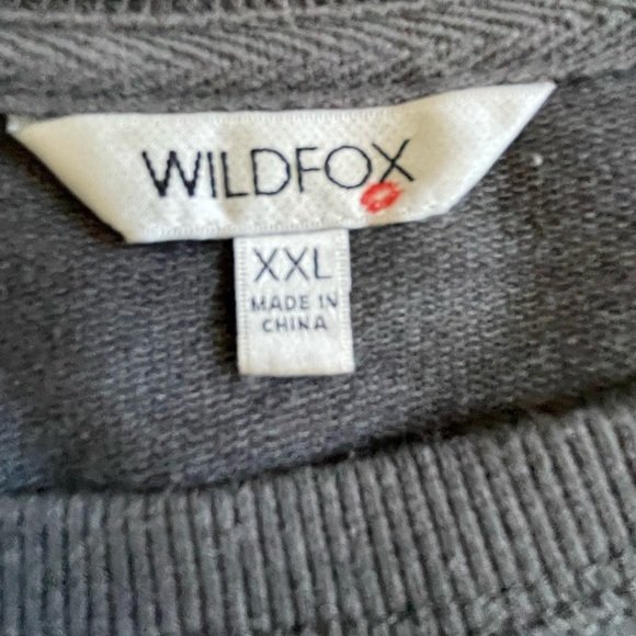 Wildfox Easy Does It Sweatshirt Rainbow Soft Oversized Size XXL - Picture 4 of 6